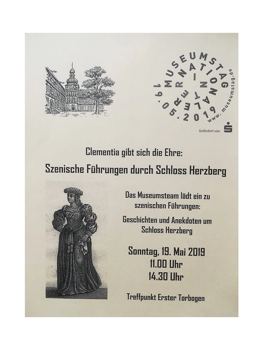 Plakat zum internationalen Museumstag 2019&nbsp;&copy;&nbsp;Stadt Herzberg am Harz