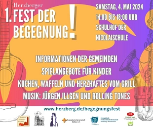 1. Herzberger Begegnungsfest der Glaubensgemeinschaften&nbsp;&copy;&nbsp;Stadt Herzberg am Harz