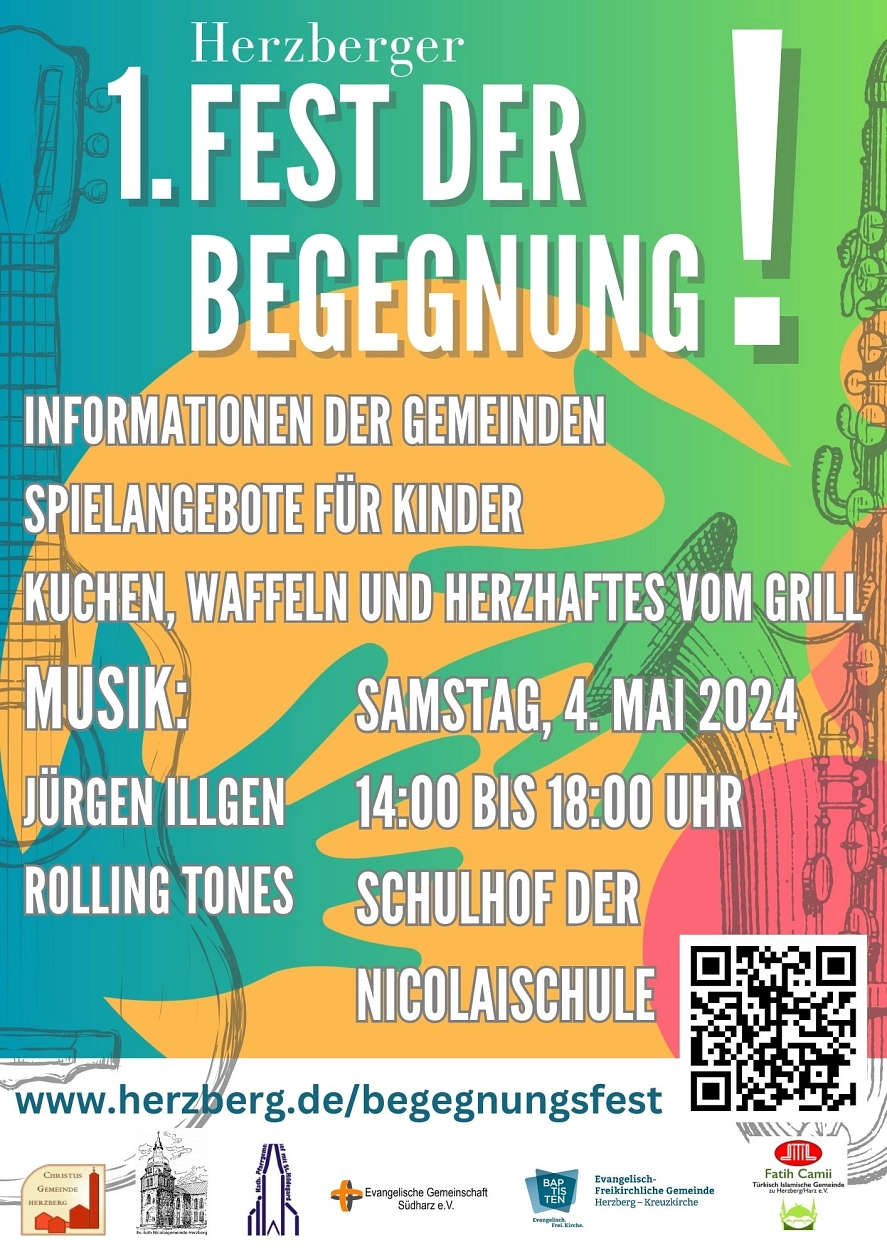 1. Herzberger Begegnungsfest der Glaubensgemeinschaften&nbsp;&copy;&nbsp;Stadt Herzberg am Harz