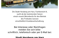 Betreiber*in Juesseefreibad Betreiber*in Juesseefreibad gesucht