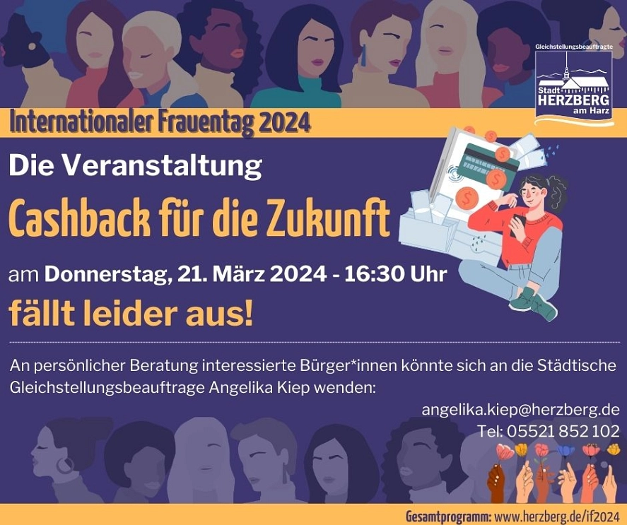 Cashback für die Zukunft&nbsp;&copy;&nbsp;Stadt Herzberg am Harz