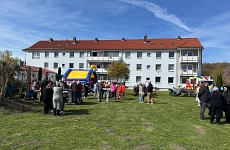Das Wetter zeigte sich von seiner freundlichen Seite mit Sonnenschein und angenehmen Temperaturen. Fotocredit: Jannika Born / Caritas Das Wetter zeigte sich von seiner freundlichen Seite mit Sonnenschein und angenehmen Temperaturen.
Fotocredit: Jannika Born / Caritas