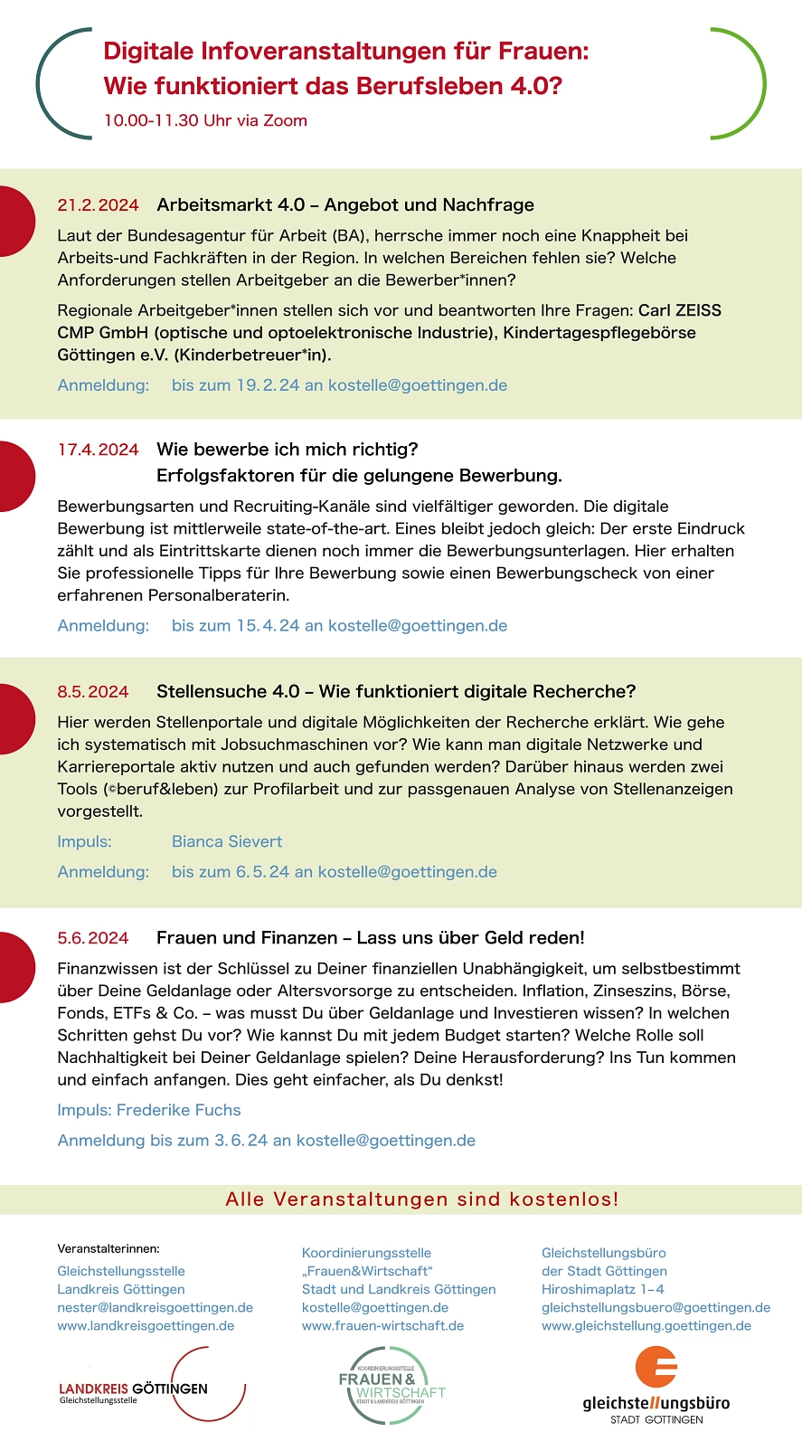 Digitalen Reihe für Frauen&nbsp;&copy;&nbsp;Landkreis Göttingen