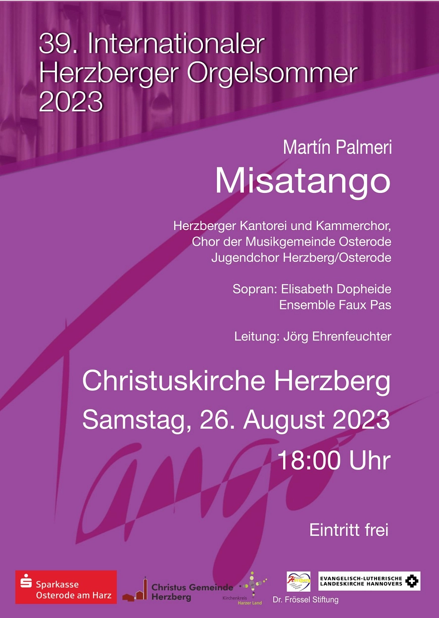 Eröffnungs-Konzert des Orgelsommers in der Christuskirche mit der Tangomesse ‚Misa a Buenos Aires‘ von Martín Palmeri&nbsp;&copy;&nbsp;Nicolai-Kirchengemeinde, Kirche