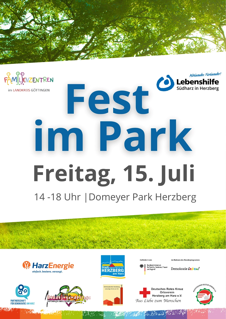 Fest im Park 2022&nbsp;&copy;&nbsp;Familienzentrum Herzberg (HEL)