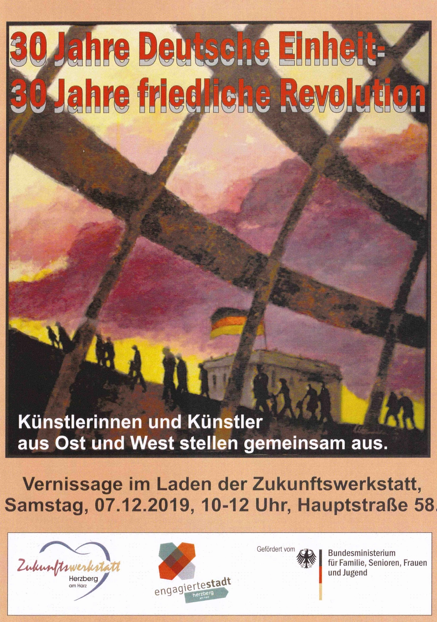 Miteinander weiter entwickeln – 30 Jahre Friedliche Revolution – 30 Jahre Deutsche Einheit&nbsp;&copy;&nbsp;Zukunfstwerkstatt Herberg e.V.