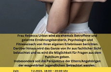 Flyer: Umgang mit essgestörten Jugendlichen - für Eltern und Angehörige Umgang mit essgestörten Jugendlichen - für Eltern und Angehörige