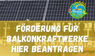 Förderung Balkonkraftwerke hier beantragen&nbsp;&copy;&nbsp;Stadt Herzberg am Harz