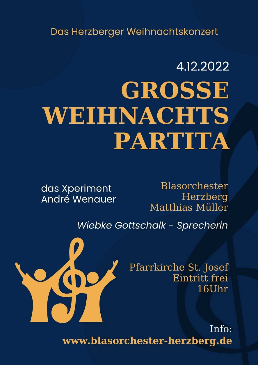 Große Weihnachtspartita&nbsp;&copy;&nbsp;Blasorchester Herzberg