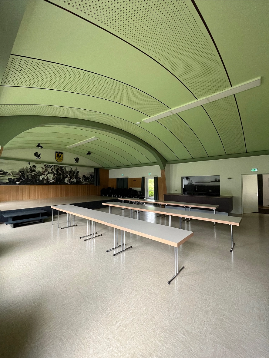 Das Gebäude bietet mit seinem 170 m² großen Veranstaltungsraum Platz für bis zu 144 Personen.&nbsp;&copy;&nbsp;Stadt Herzberg am Harz