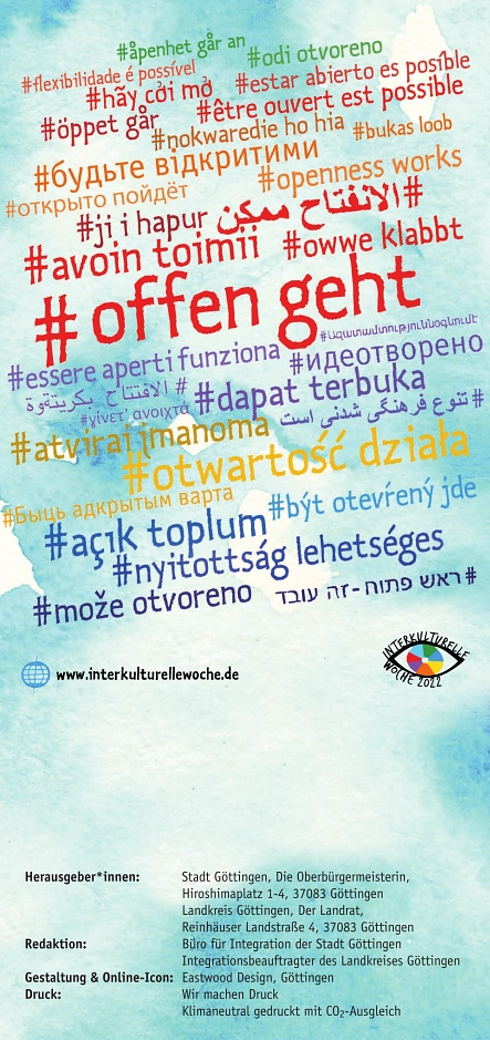 Interkulturelle Woche 2022: #offengeht&nbsp;&copy;&nbsp;Landkreis Göttingen