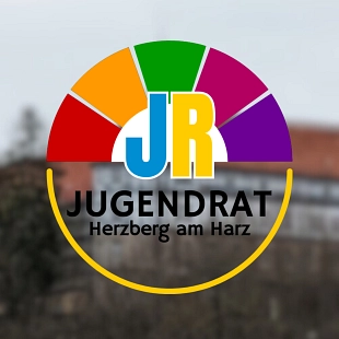 Logo des Jugendrates mit Schloss Herzberg im Hintergrund&nbsp;&copy;&nbsp;Stadt Herzberg am Harz