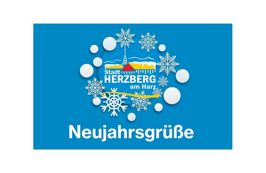 Neujahrsgrüße 2022 Neujahrsgrüße 2022 © Stadt Herzberg am Harz