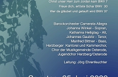 Oratorienkonzert zu Johanni Oratorienkonzert zu Johanni