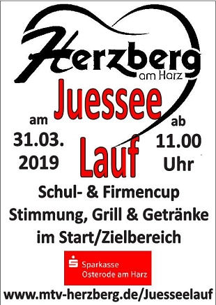 Plakat Juesseelauf 2019