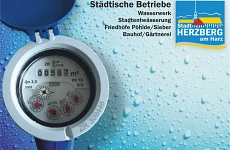Symbold Wasserzähler Wasserzähler