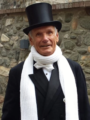 Wolfgang Zeiss wird als Amtmann von Uslar die Besucher des Museumstages am Schlosstor begrüßen